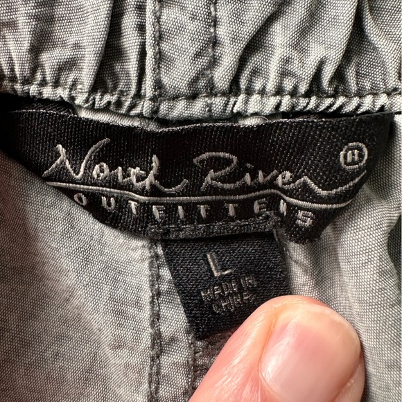 North River Outfitters Gray Women's Outdoor Hiking Capris Size Large - Picture 4 of 6